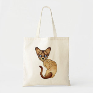 La bolsa de asas del gato siamés