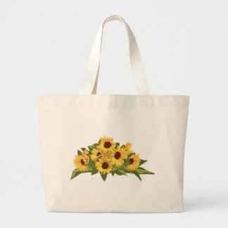 La bolsa de asas del girasol del KRW