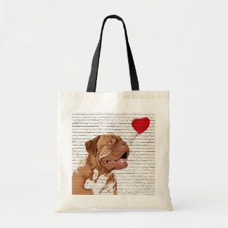 La bolsa de asas del globo de Dogue De Bordeaux