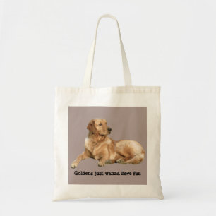 La bolsa de asas del golden retriever
