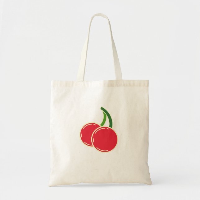 La bolsa de asas del gráfico de la cereza (Frente)