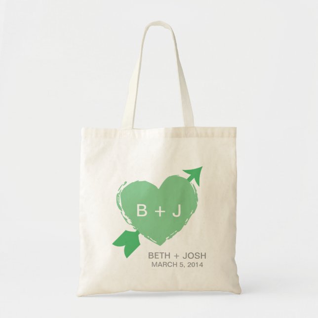 La bolsa de asas del ilustracion del corazón de la (Frente)