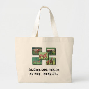 La bolsa de asas del jinete del caballo