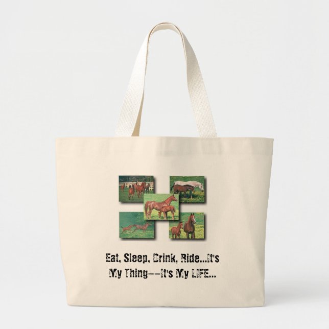 La bolsa de asas del jinete del caballo (Frente)