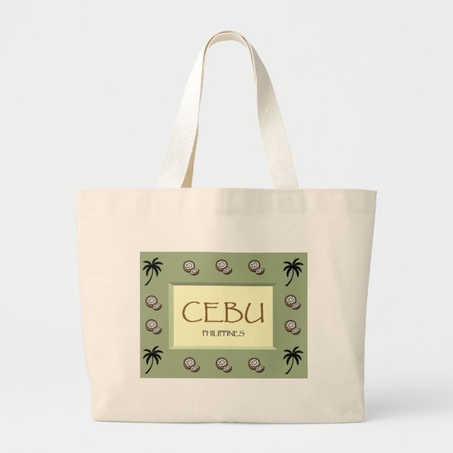 La bolsa de asas del jumbo de CEBÚ Filipinas (Frente)