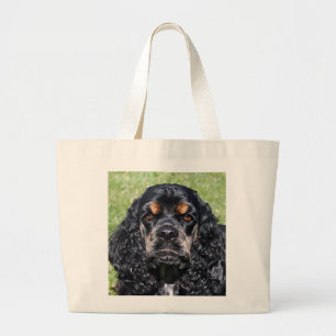 La bolsa de asas del jumbo de cocker spaniel