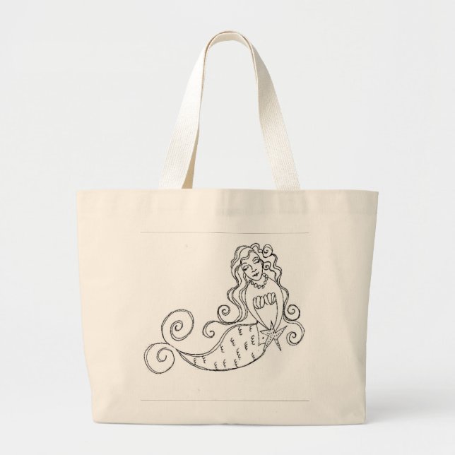 La bolsa de asas del jumbo de la sirena (Frente)