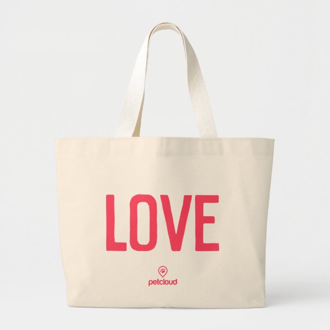 La bolsa de asas del jumbo del AMOR (Frente)