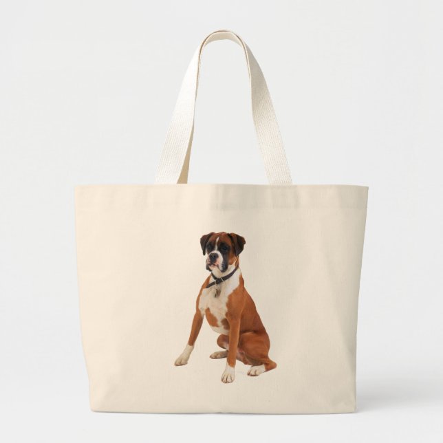 La bolsa de asas del jumbo del PERRO del BOXEADOR (Frente)