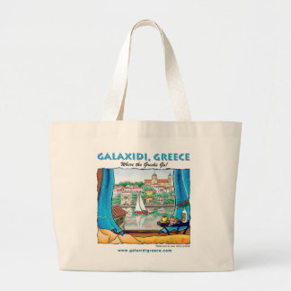 La bolsa de asas del jumbo del verano de Galaxidi