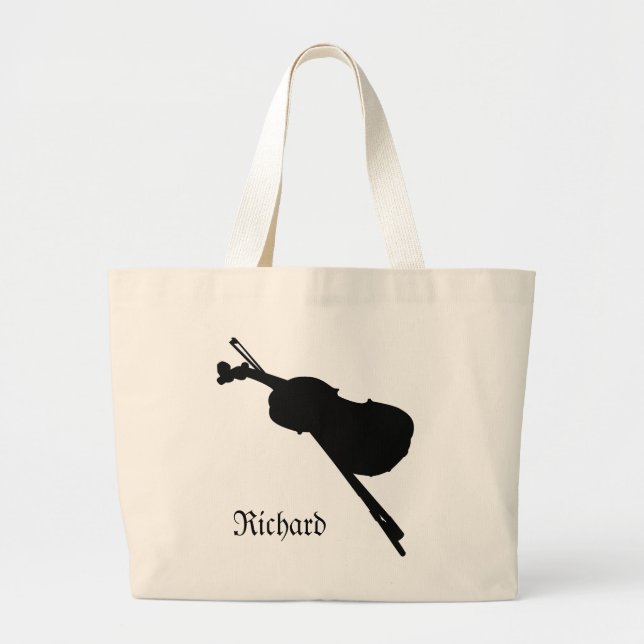 La bolsa de asas del jumbo del violín (Frente)