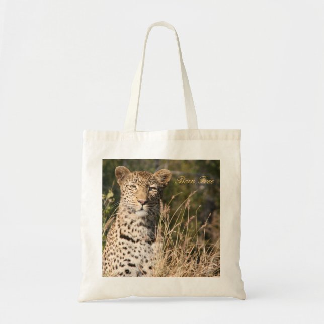 La bolsa de asas del leopardo--Libre nacido (Frente)