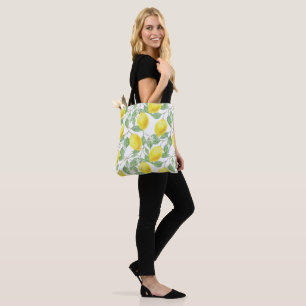 La bolsa de asas del limón del verano