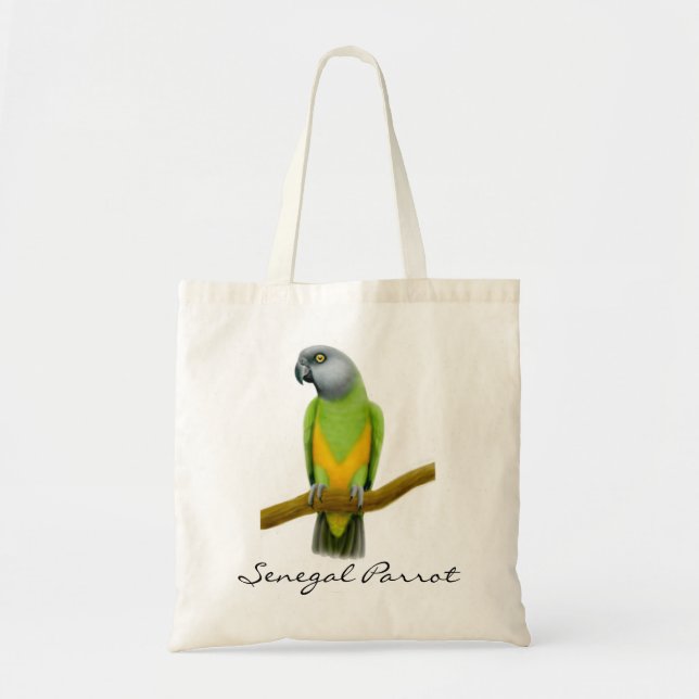 La bolsa de asas del loro de Senegal (Frente)