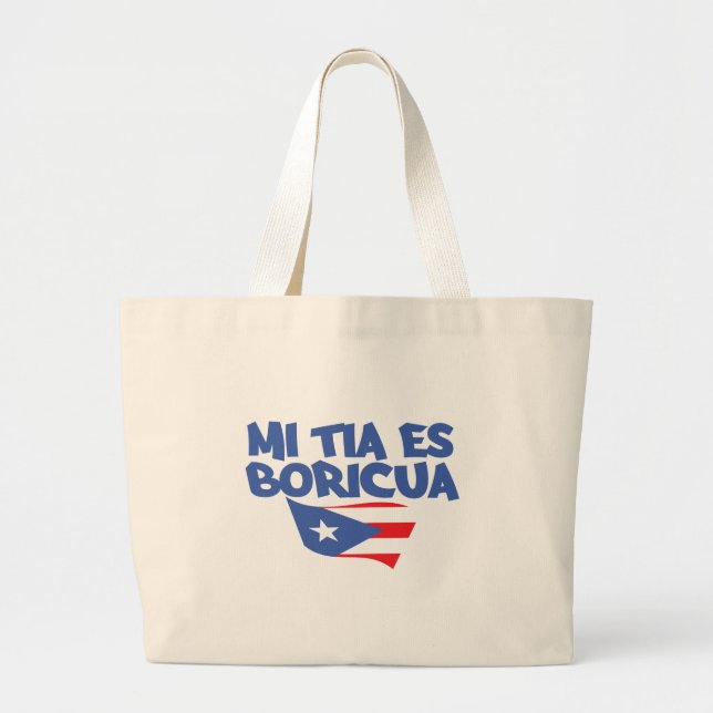 La bolsa de asas del MI Tia Es Boricua (Frente)
