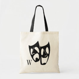 La bolsa de asas del monograma del teatro de la
