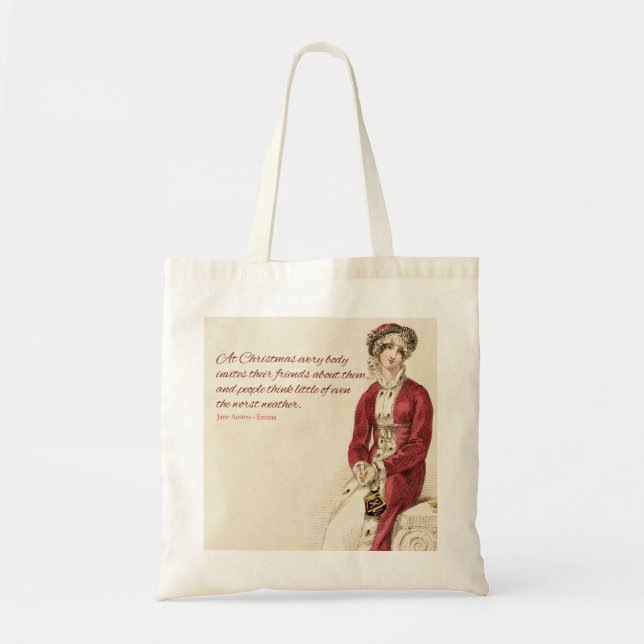 La bolsa de asas del navidad de Jane Austen (Frente)
