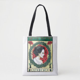 La bolsa de asas del navidad del día de fiesta del