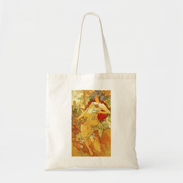 La bolsa de asas del otoño de Alfonso Mucha (Frente)