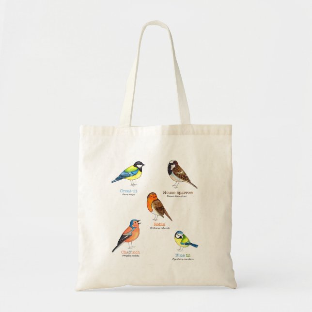La bolsa de asas del pájaro del jardín (Frente)