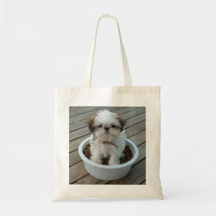 La bolsa de asas del perrito de Shih Tzu