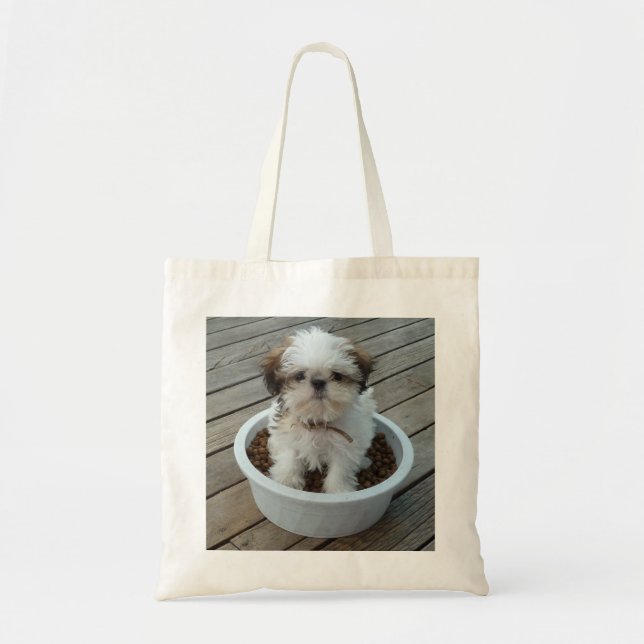 La bolsa de asas del perrito de Shih Tzu (Frente)