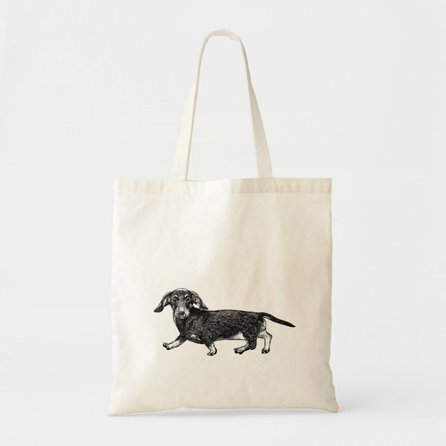 La bolsa de asas del perro - Dachshund (Frente)
