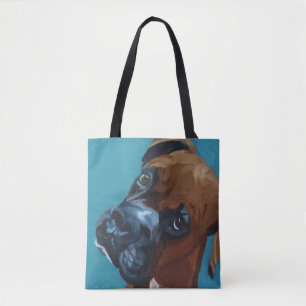 La bolsa de asas del perro del boxeador