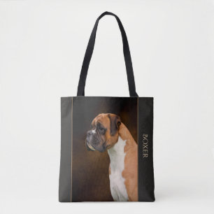 La bolsa de asas del perro del boxeador