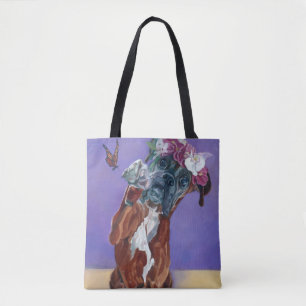 La bolsa de asas del perro del boxeador