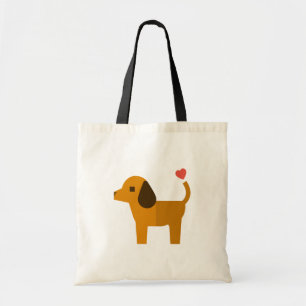 La bolsa de asas del perro del corazón I