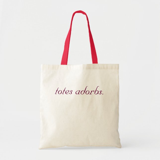 La bolsa de asas del personalizable de Adorbs de (Frente)