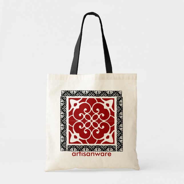 La bolsa de asas del personalizable del diseño de (Frente)