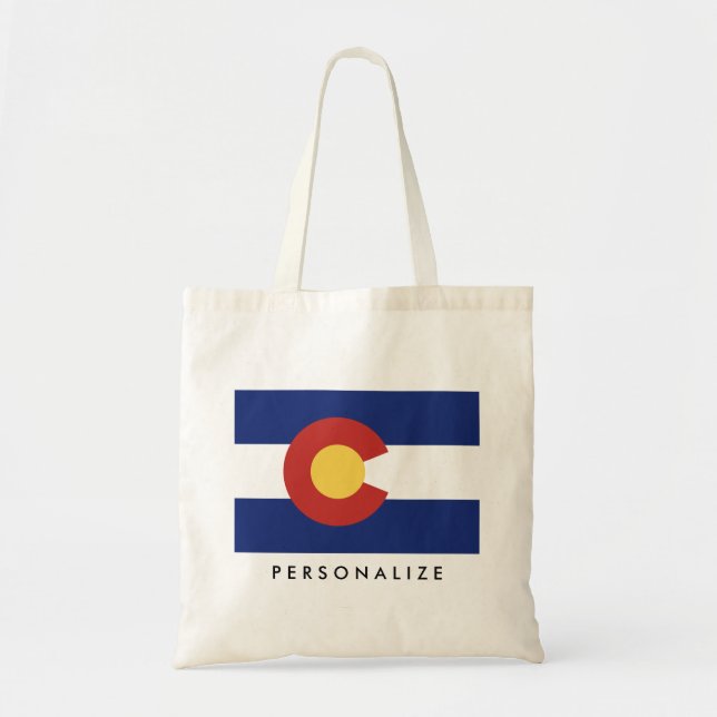 La bolsa de asas del personalizado de la bandera (Frente)
