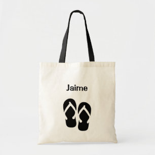 La bolsa de asas del personalizado del negro del