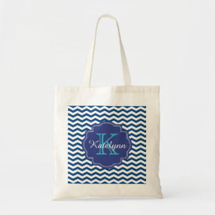 La bolsa de asas del personalizado del zigzag de