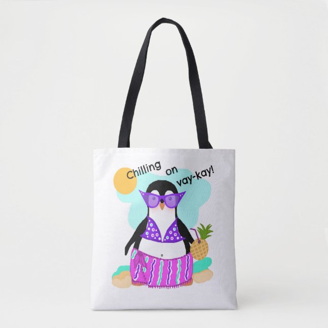 La BOLSA DE ASAS del pingüino de las vacaciones (Anverso)