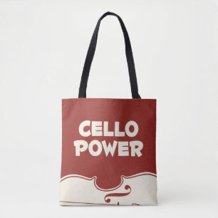 La bolsa de asas del poder del violoncelo