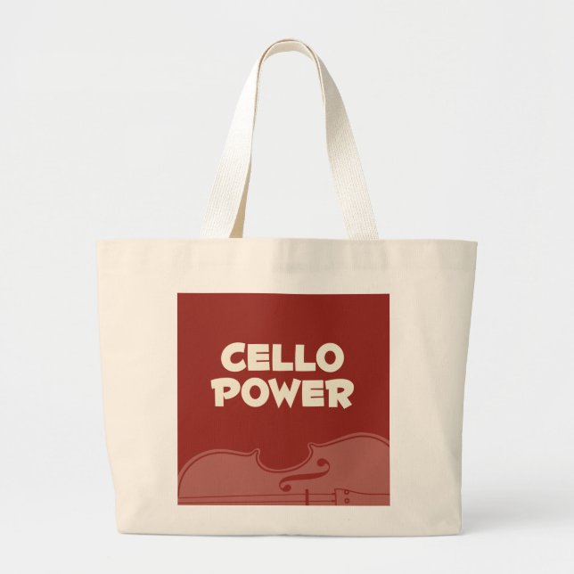La bolsa de asas del poder del violoncelo (Frente)