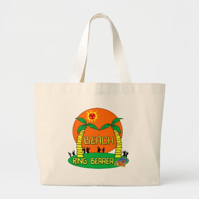 La bolsa de asas del portador de anillo (Frente)