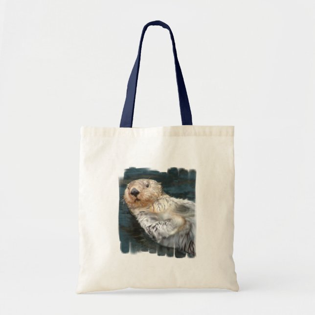 La bolsa de asas del presupuesto de la nutria de (Frente)