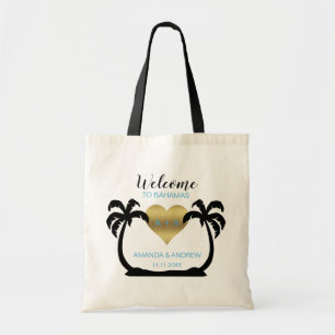 La bolsa de asas del regalo de boda de la