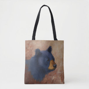 La bolsa de asas del retrato del oso negro