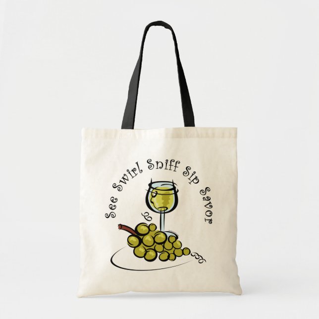 La bolsa de asas del s del vino blanco 5 (Frente)