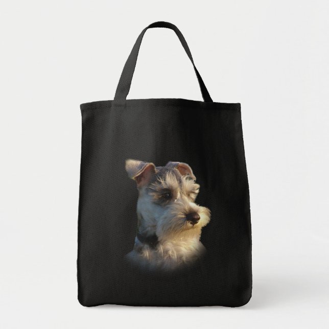 La bolsa de asas del Schnauzer miniatura (Frente)