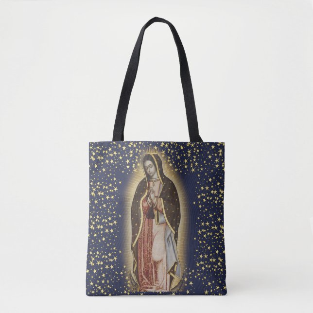La bolsa de asas del Senora de Guadalupe de (Anverso)