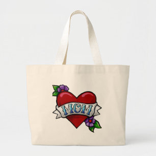 La bolsa de asas del tatuaje de la mamá