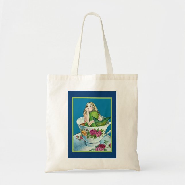 La bolsa de asas del té I de la sirena (Frente)