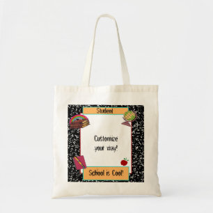 La bolsa de asas del tema de la escuela de la