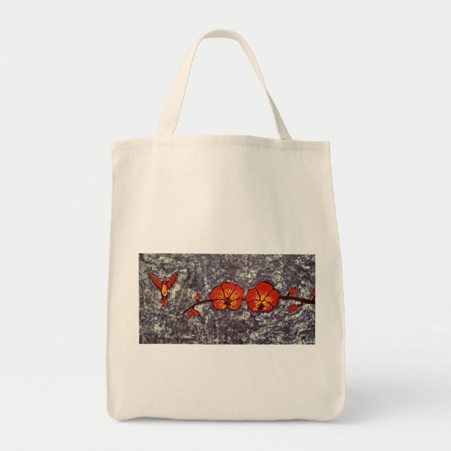 La bolsa de asas del ultramarinos con el colibrí (Frente)